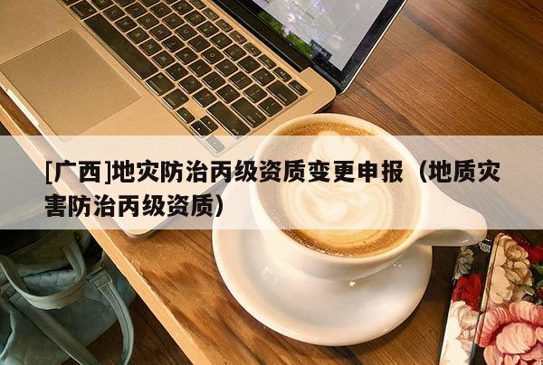 [廣西]地災(zāi)防治丙級資質(zhì)變更申報(bào)（地質(zhì)災(zāi)害防治丙級資質(zhì)）