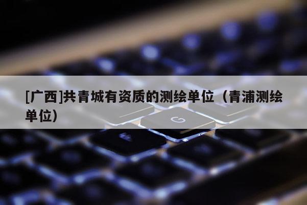 [廣西]共青城有資質(zhì)的測(cè)繪單位（青浦測(cè)繪單位）