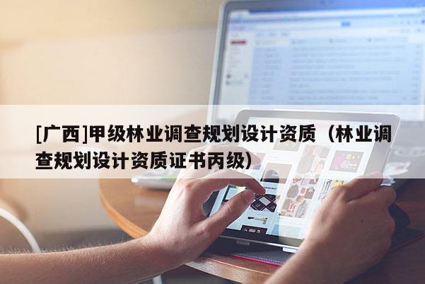 [廣西]甲級林業(yè)調(diào)查規(guī)劃設(shè)計資質(zhì)（林業(yè)調(diào)查規(guī)劃設(shè)計資質(zhì)證書丙級）