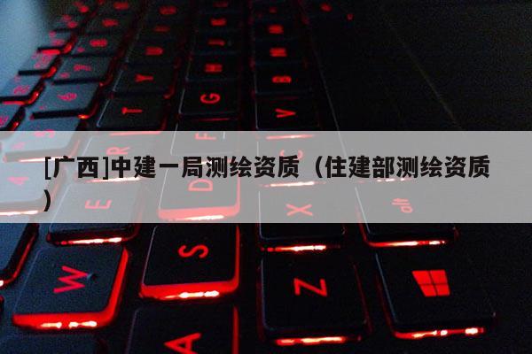 [廣西]中建一局測繪資質(zhì)（住建部測繪資質(zhì)）