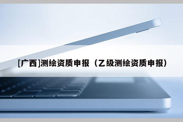 [廣西]測(cè)繪資質(zhì)申報(bào)（乙級(jí)測(cè)繪資質(zhì)申報(bào)）