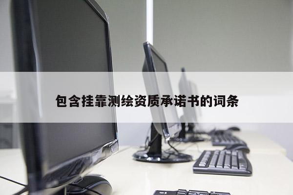 包含掛靠測繪資質承諾書的詞條